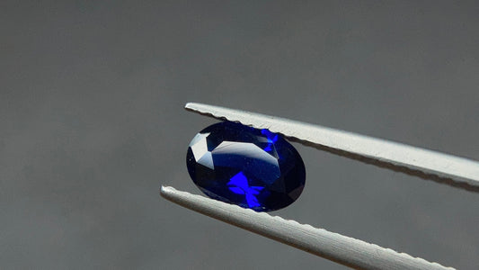 FGA Foundation Stone Set - Synthetic Blue Spinel