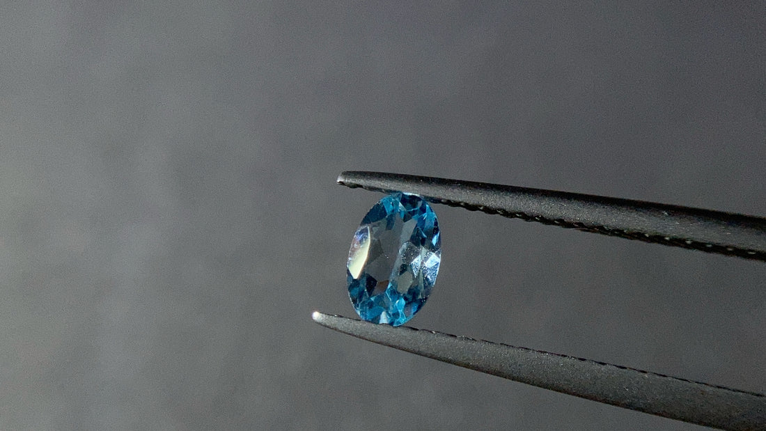 FGA Diploma Stone Set - Blue Treated Topaz